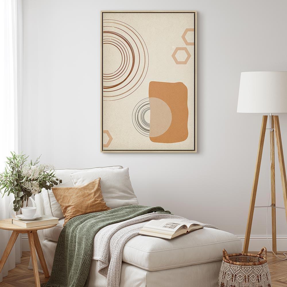 Leinwandbild - Sand Castles (1 Part) Vertical