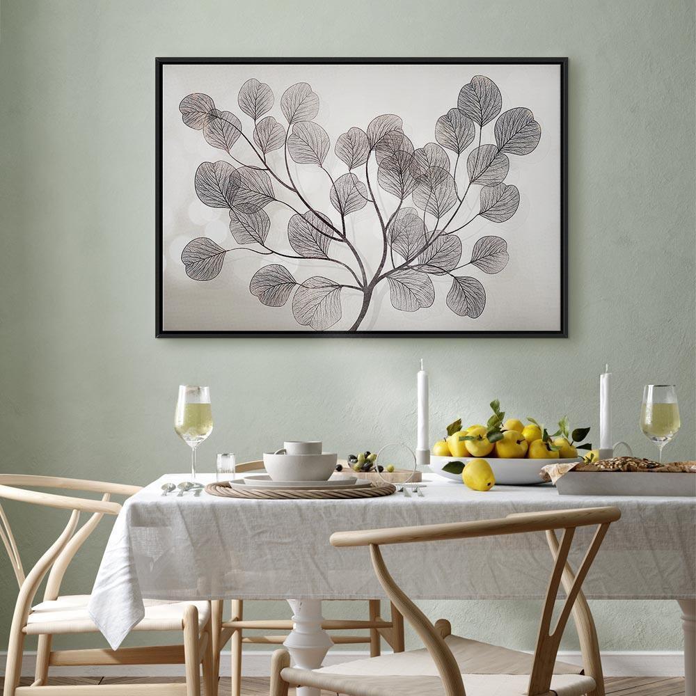 Leinwandbild - Leaves in the Wind (1 Part) Wide