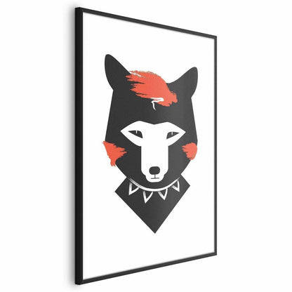 Poster Höflicher Fuchs – Stilvoll & charmant illustriert