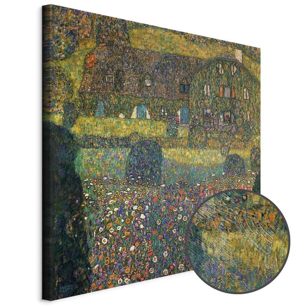 Leinwandbild - Gustav Klimt – Country House on the Attersee Lake
