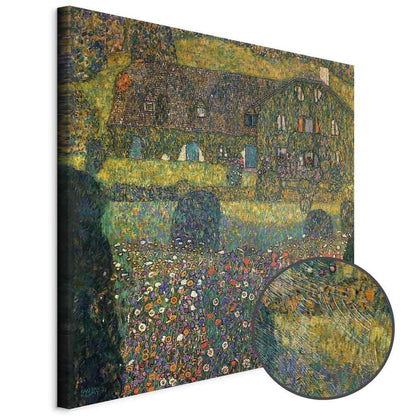 Leinwandbild - Gustav Klimt – Country House on the Attersee Lake