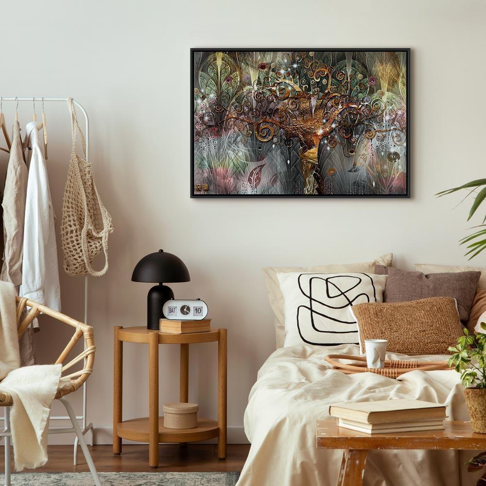 Leinwandbild - Gold Tree