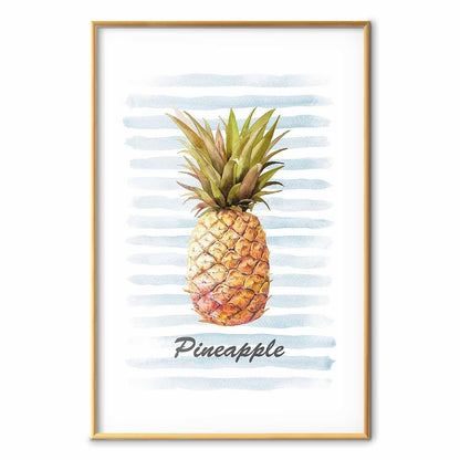 Poster - Pineapple and Stripes