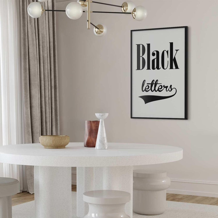 Poster with 