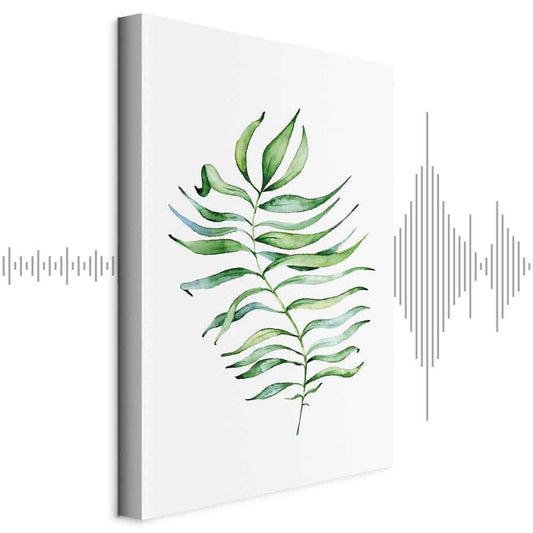 Leinwandbild - Dancing Leaf (1 Part) Vertical