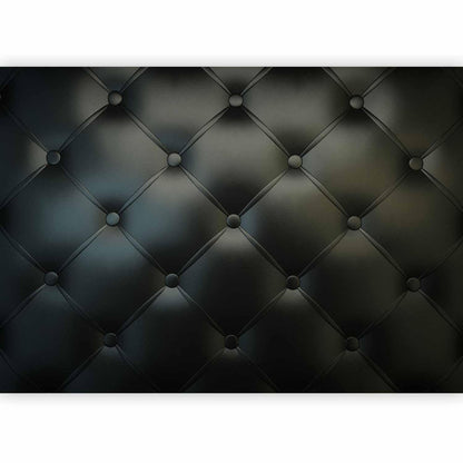 Fototapete Schwarze Eleganz – Lederoptik für stilvolle Räume