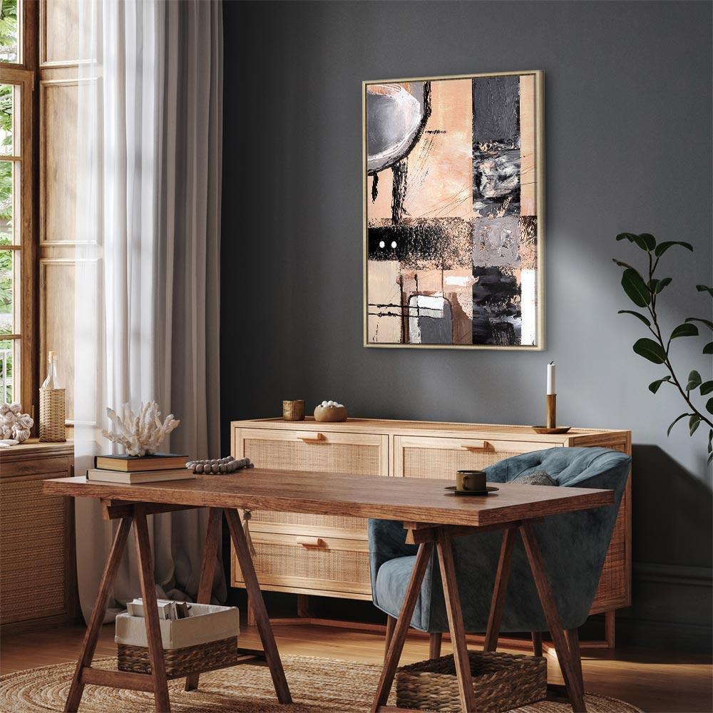 Leinwandbild - Enchanted Visions (1-part) - Artistic Background in Abstract Form