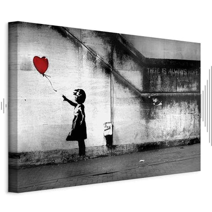 Leinwandbild - hope (Banksy)