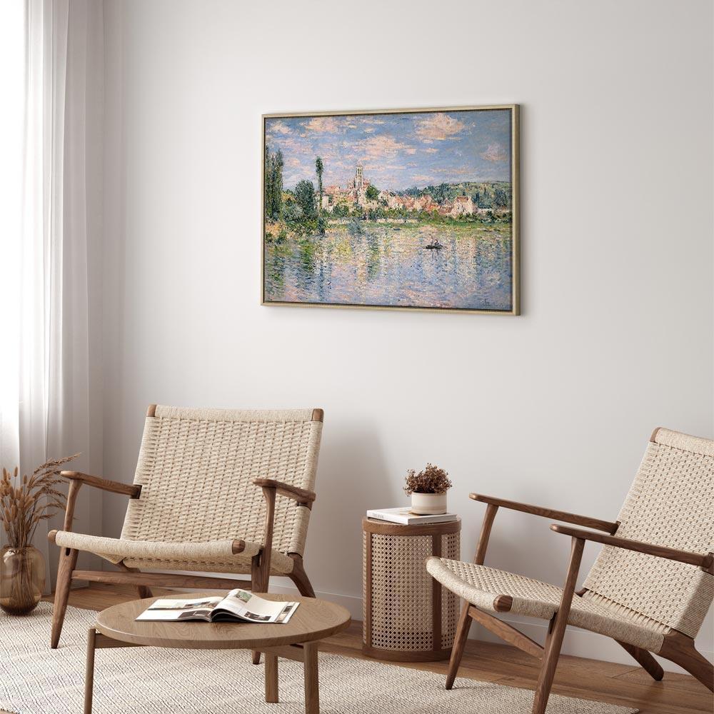 Leinwandbild - Claude Monet – Vue de Vétheuil, Summer