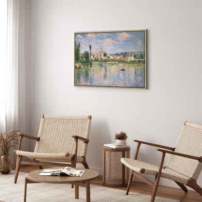 Leinwandbild - Claude Monet – Vue de Vétheuil, Summer