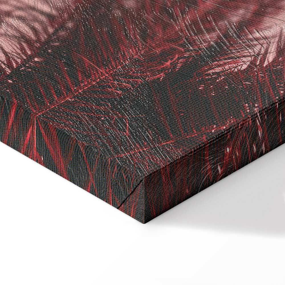 Leinwandbild - Palm Trees at Sunset (1 Part) Vertical