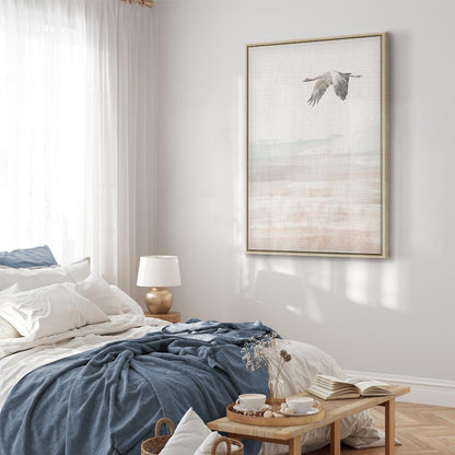 Leinwandbild - Crane's Flight (1 Part) Vertical