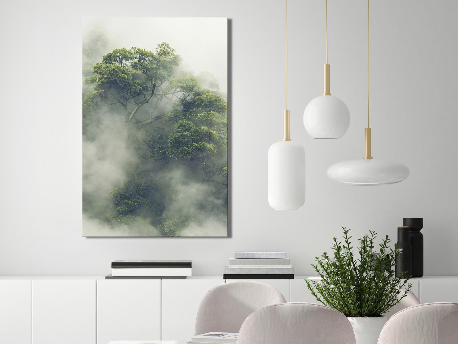 Leinwandbild - Foggy Amazon (1 Part) Vertical Artgeist