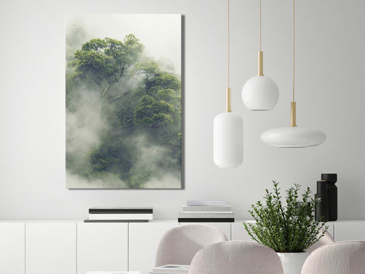 Leinwandbild - Foggy Amazon (1 Part) Vertical Artgeist