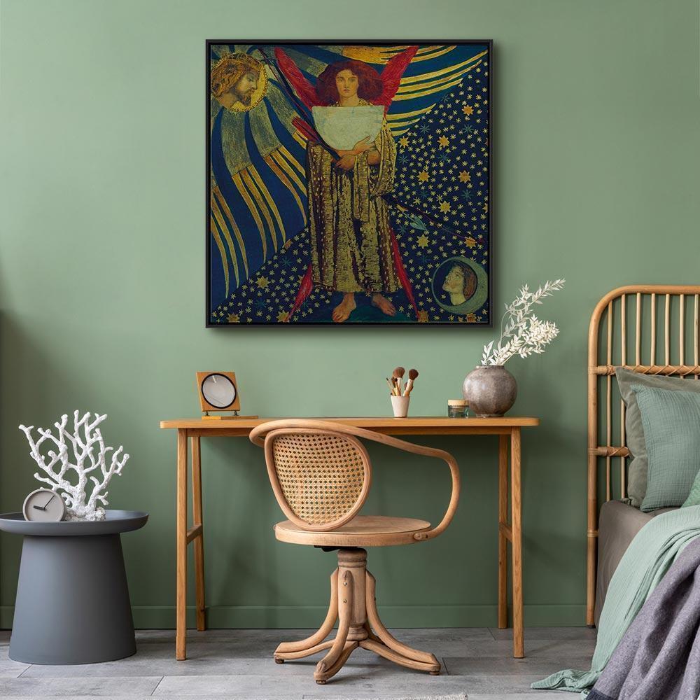 Leinwandbild - Dante Gabriel Rossetti – Dantis Amor