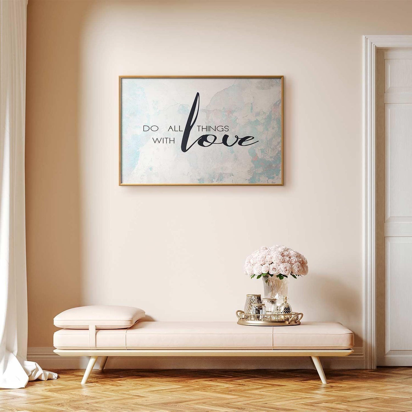 Poster - Do All Things with Love Artgeist
