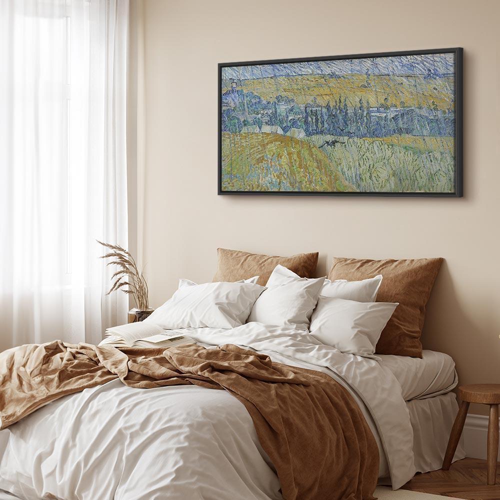 Leinwandbild - Vincent Van Gogh – Auvers in the Rain