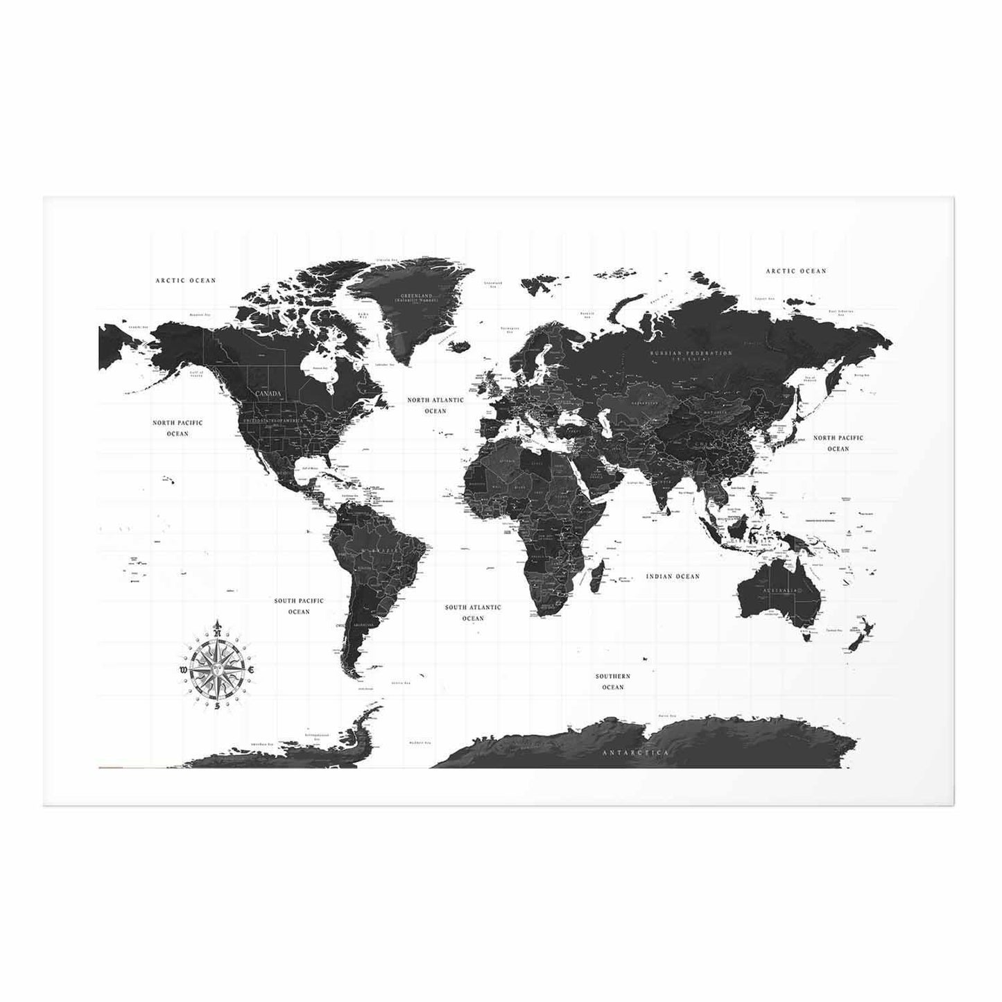 Poster - Monochromatic Map