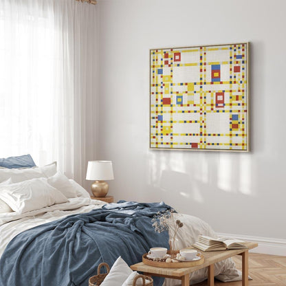 Leinwandbild - Piet Mondrian – Broadway Boogie Woogie