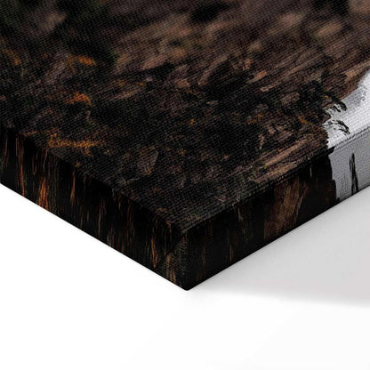 Leinwandbild - Heart of Mountain Landscape (1-part) - Clouds Amid Rocks