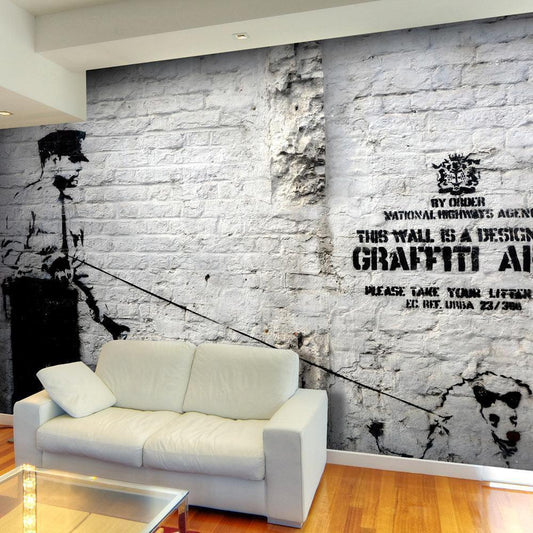 Banksy Fototapete – Graffiti Art für dein Zuhause