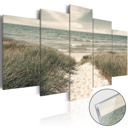 Acrylglasbild - Quiet Beach