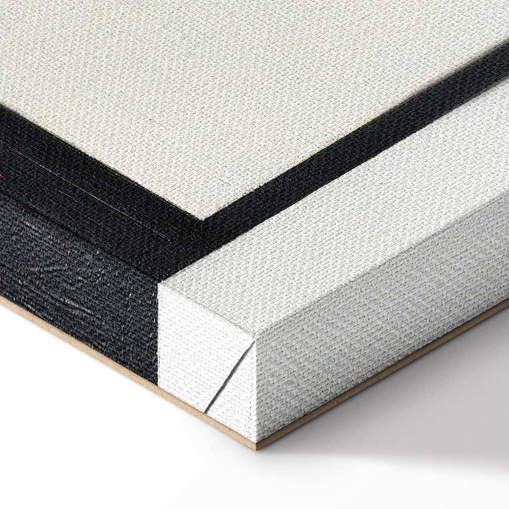 Leinwandbild - Piet Mondrian – Composition No III, with red, blue, yellow and black