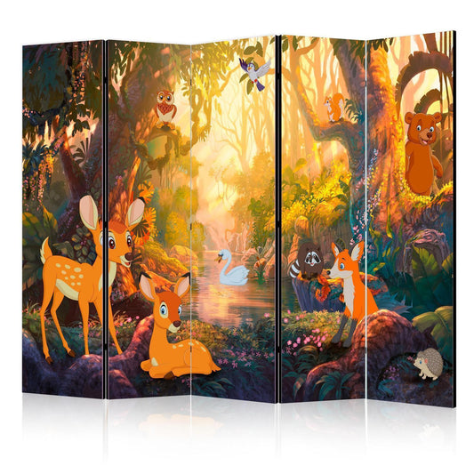 Paravent - Animals in the Forest II Artgeist