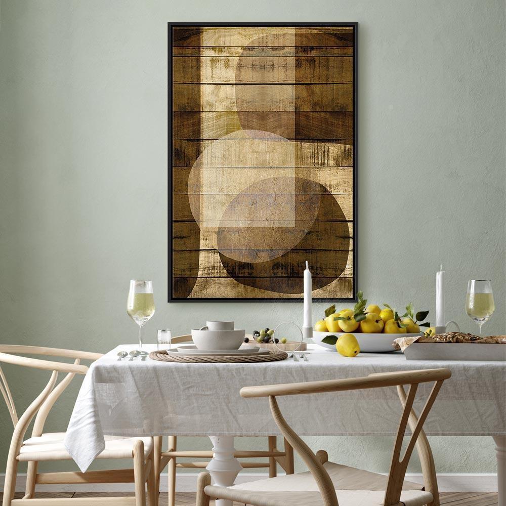 Leinwandbild - Golden Chocolate (1 Part) Vertical