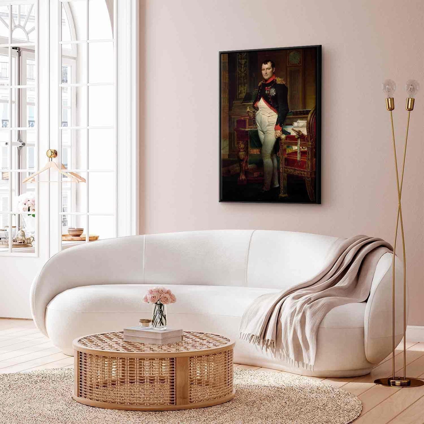 Leinwandbild - Napoleon Bonaparte (Jacques-Louis David) Artgeist
