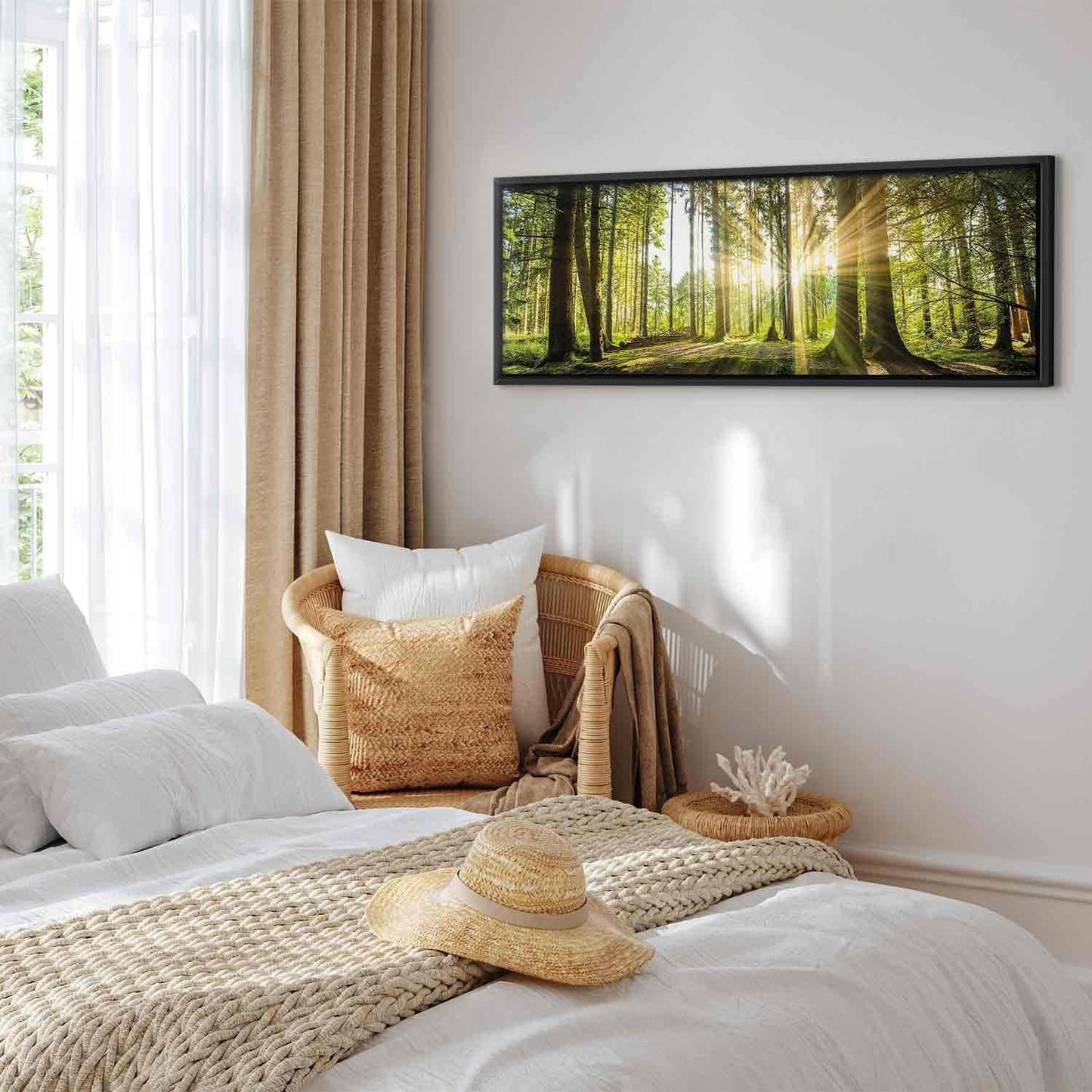 Leinwandbild „Tageslicht“ – Sanftes Sonnenlicht trifft Natur