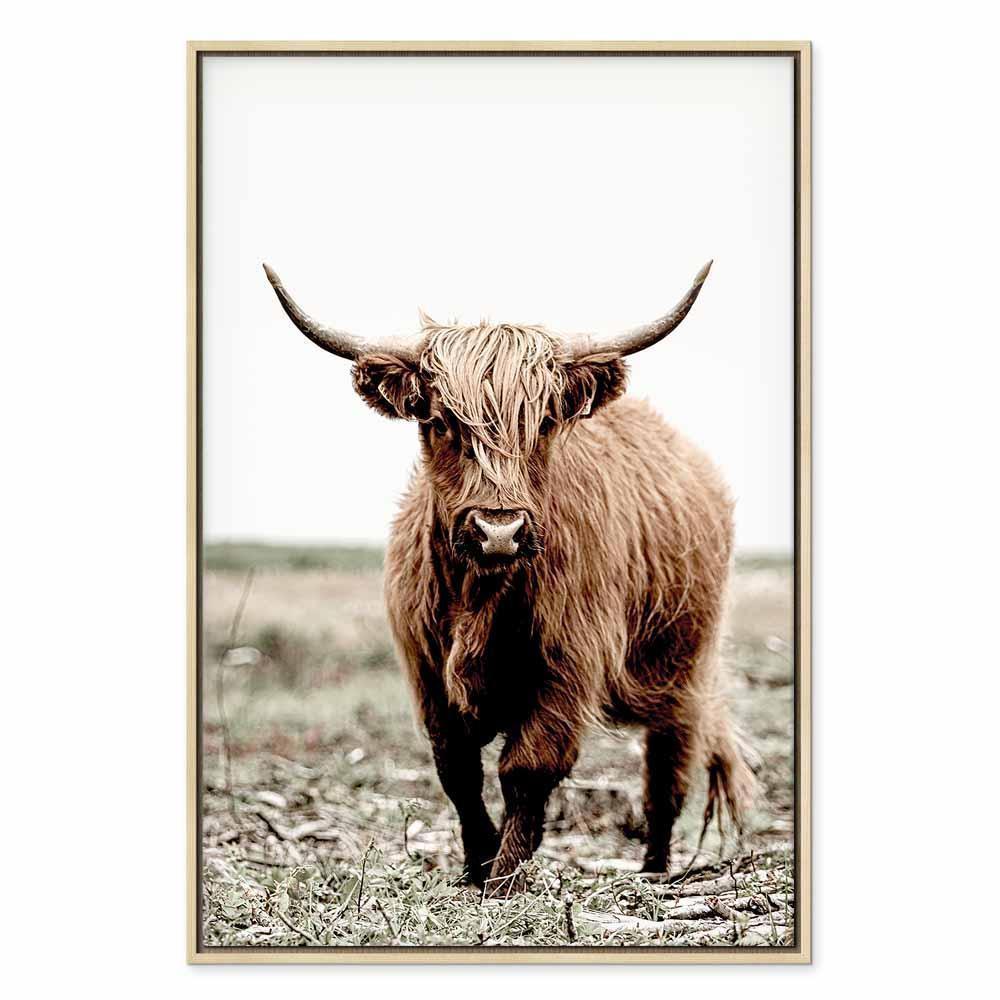 Leinwandbild - Young Stag (1 Part) Vertical