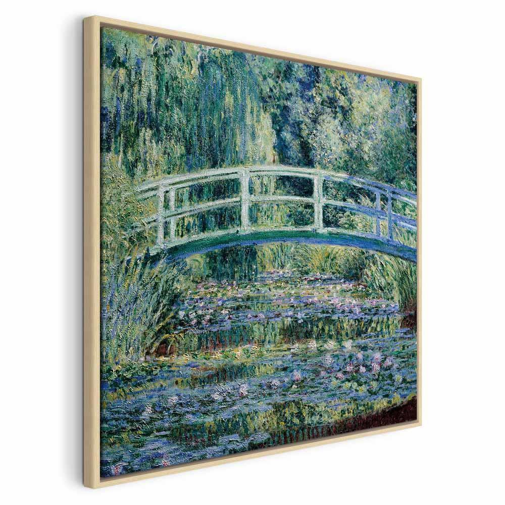 Leinwandbild - Claude Monet – Footbridge in Giverny
