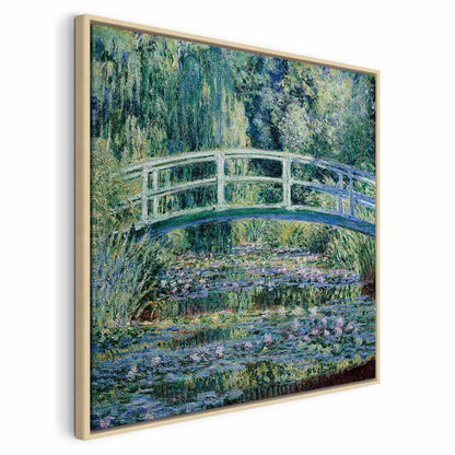Leinwandbild - Claude Monet – Footbridge in Giverny