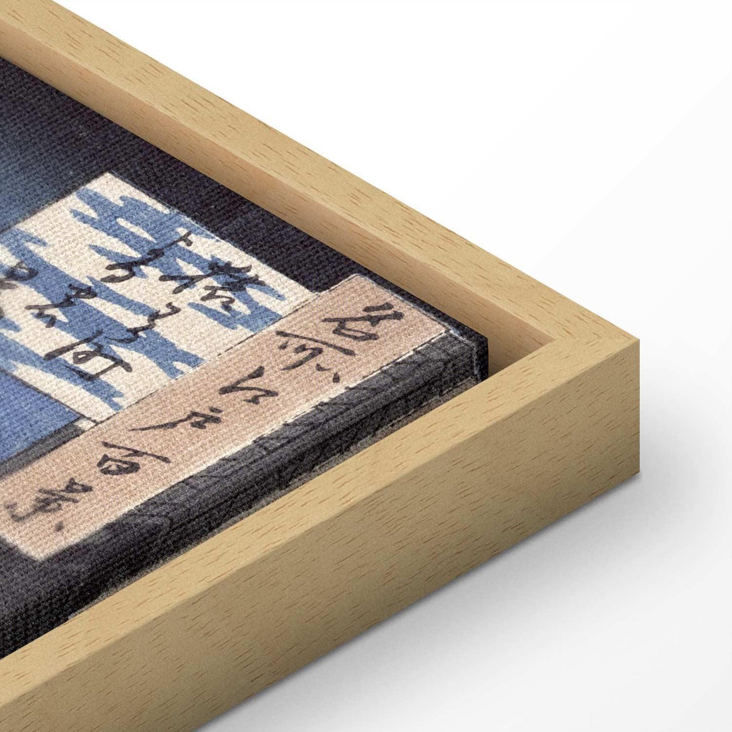 Leinwandbild - Utagawa Hiroshige – Night time view of Saruwaka Street