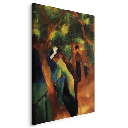 Leinwandbild - Sonniger Weg (August Macke) Artgeist