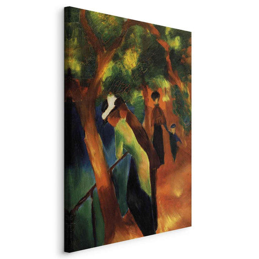 Leinwandbild - Sonniger Weg (August Macke) Artgeist