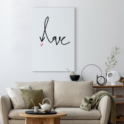 Leinwandbild - This is Love (1 Part) Vertical