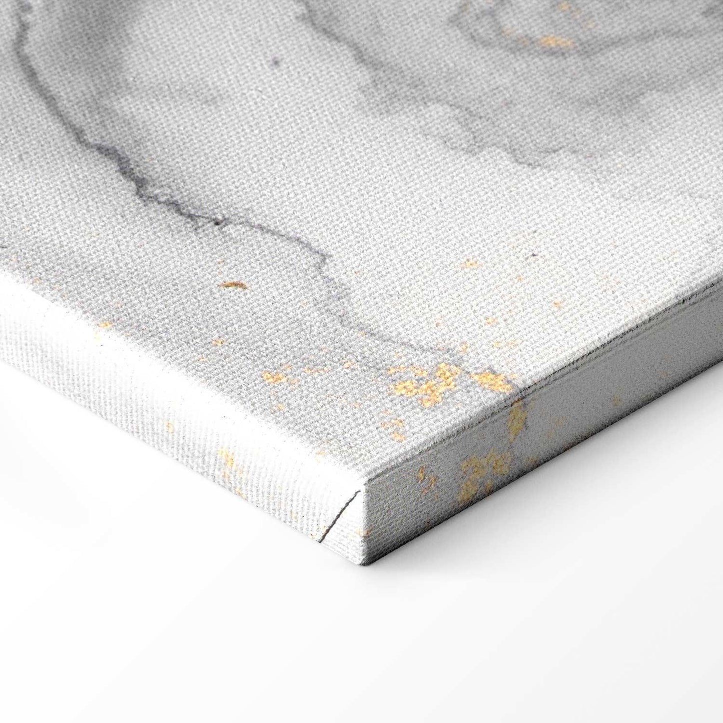 Leinwandbild - Golden explosions – abstract pattern inspired by marble