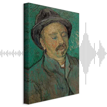 Leinwandbild - Vincent Van Gogh – Portrait of a one eyed man