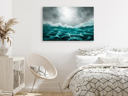 Leinwandbild - Restless Ocean (1 Part) Wide Artgeist