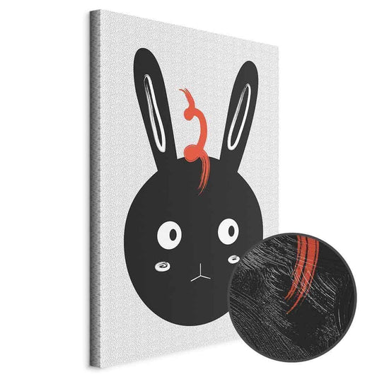 Leinwandbild - Rabbit Sees Everything (1 Part) Vertical