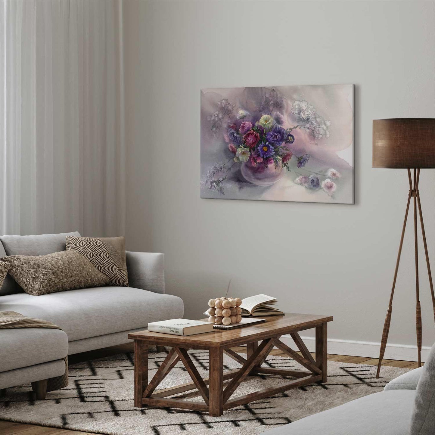 Leinwandbild - Dreamer's Bouquet Artgeist