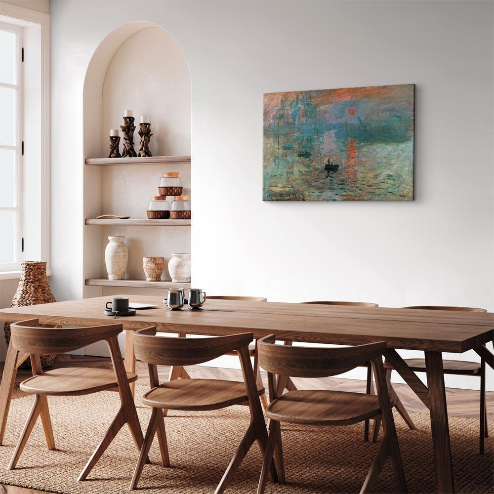 Leinwandbild - Claude Monet – Impression, Sunrise