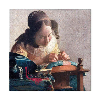 Leinwandbild - Jan Vermeer – The Lacemaker