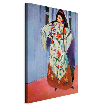 Leinwandbild - Henri Matisse – Madame Matisse with Manila Shawl