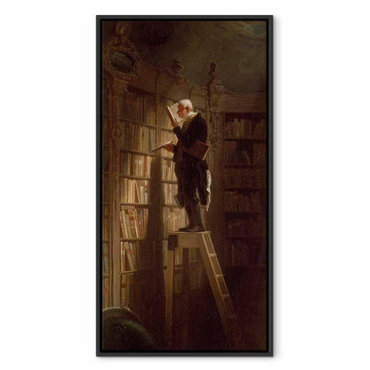 Leinwandbild - Carl Spitzweg – The Bookworm