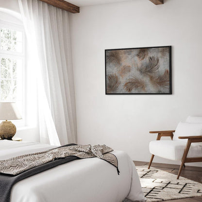 Leinwandbild - Breeze of Beige (1 Part) Wide