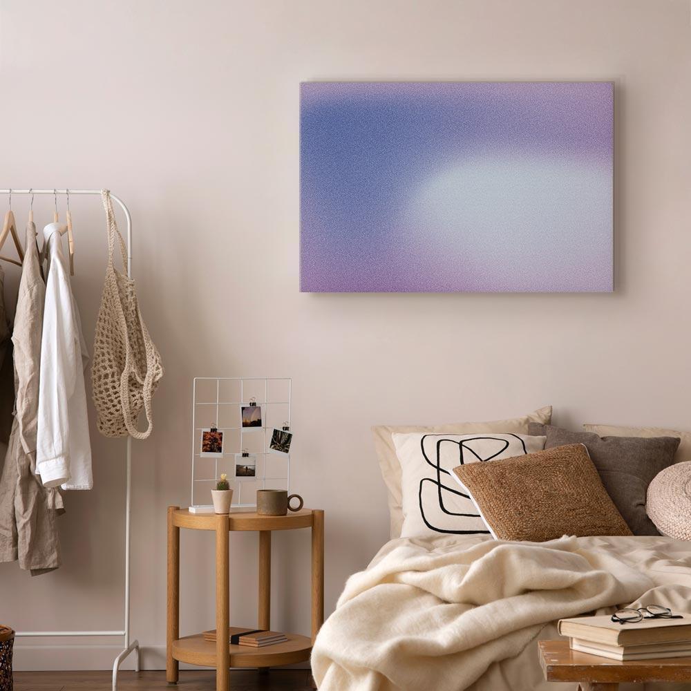 Leinwandbild - Heather Mist - Delicate Gradient Comprising Various Shades of Violet