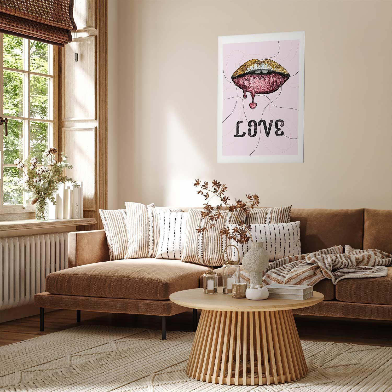 Poster - Fluid Lips Artgeist